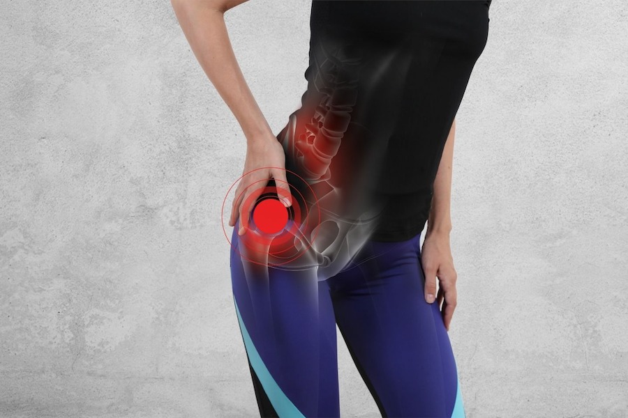 pinching pain in your hip