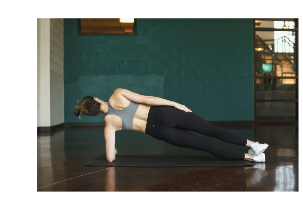 trochanteric bursitis exercises - side plank